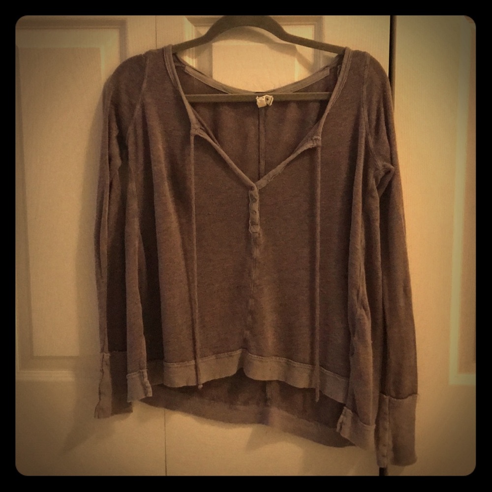 Free people mauve top
